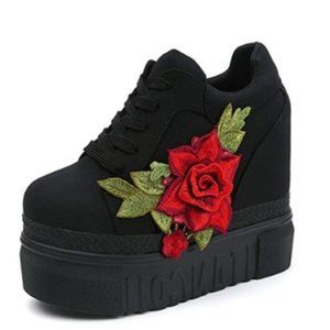 Platform Heeled Sneakers